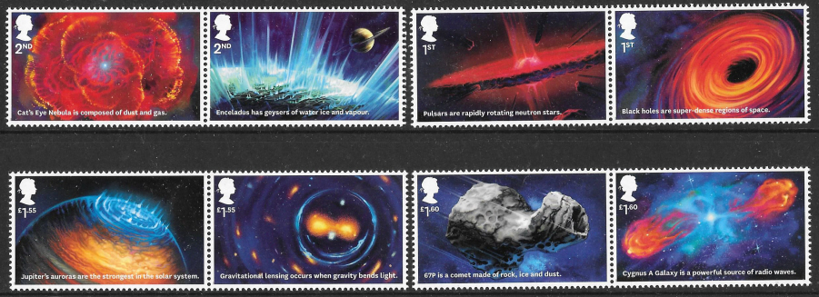 SG4323 / 30 2020 Visions of the Universe unmounted mint set of 8